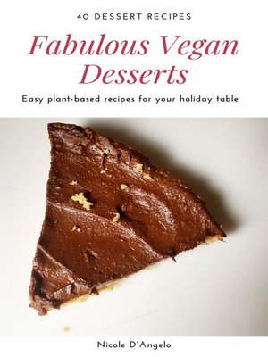 cover image of Fabulous Vegan Desserts